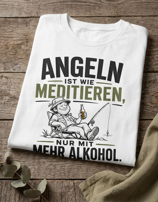 Angeln nur mit Alkohol  Sweatshirt
